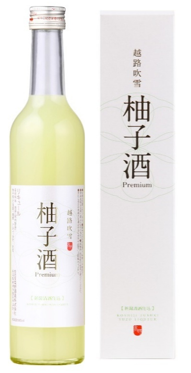越路吹雪　柚子酒　Premium　（プレミアム）
