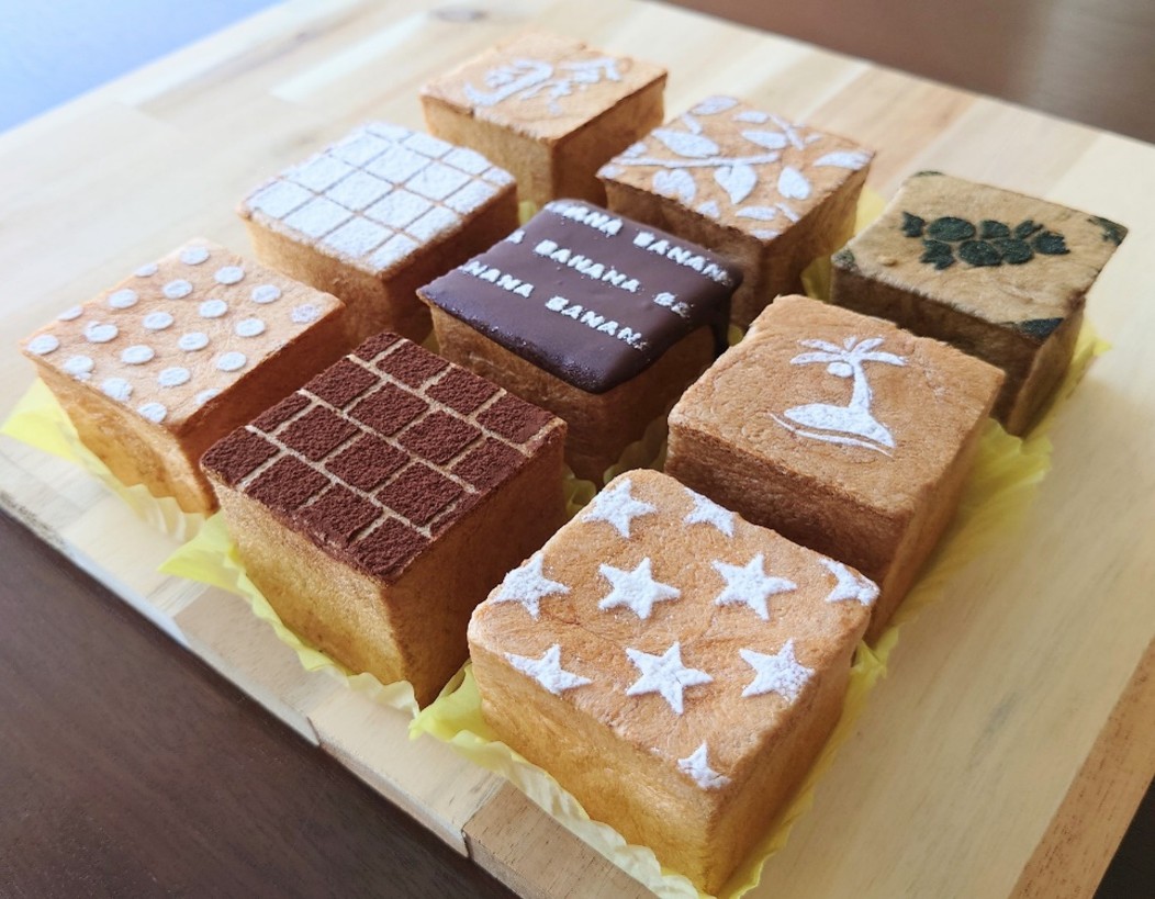四角い米粉シュークリーム「myblock」 レモンクリーム