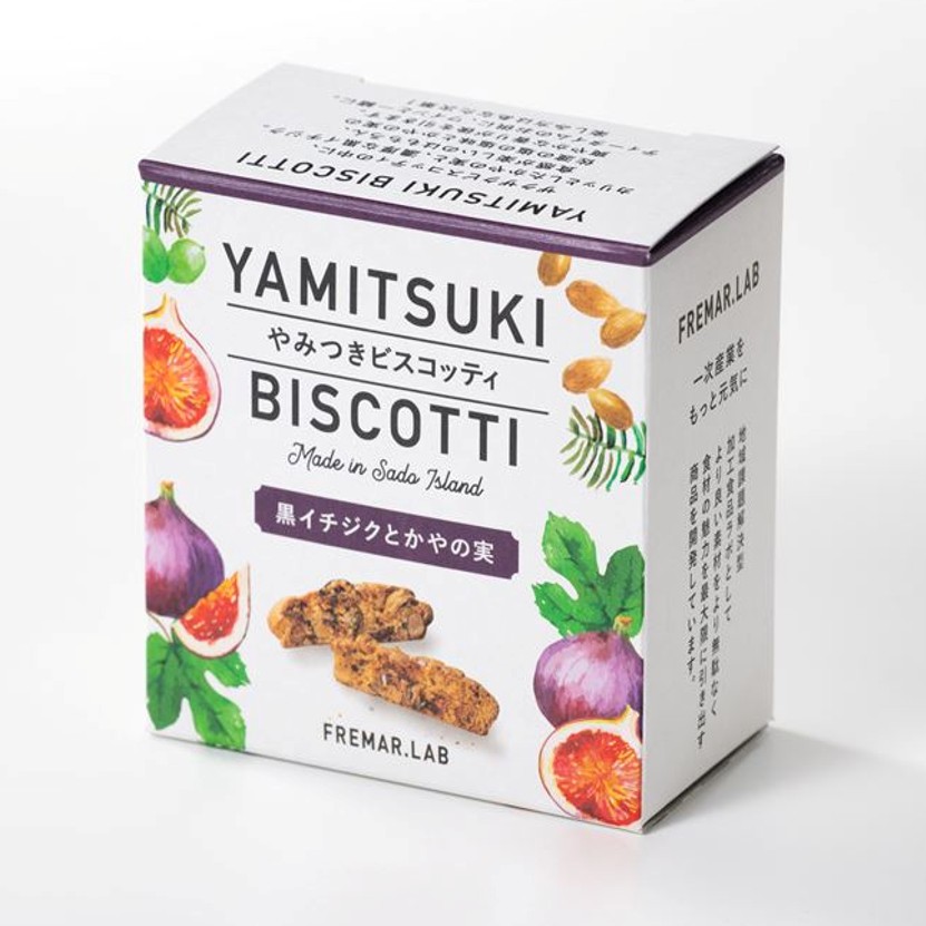 やみつきビスコッティ　黒イチジクとかやの実