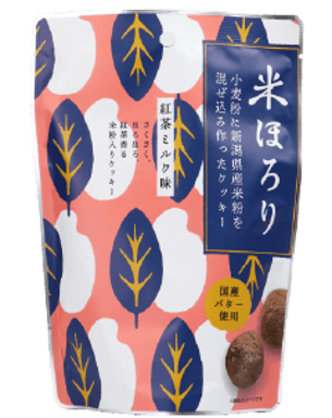 清雅園　米ほろり　紅茶ミルク味