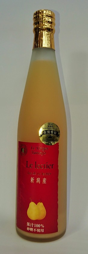 ル レクチェジュース５００ｍｌ（果汁１００％ストレートタイプジュース）