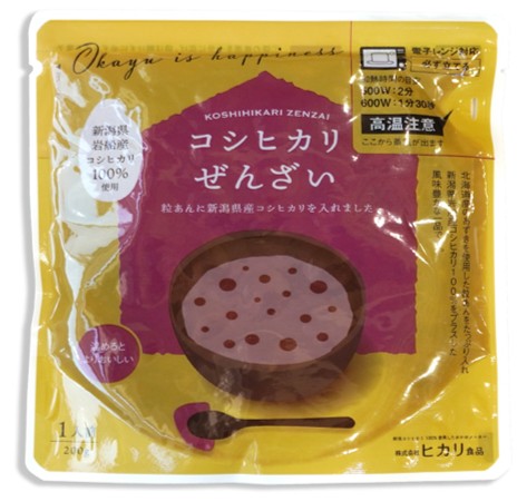 コシヒカリぜんざい
