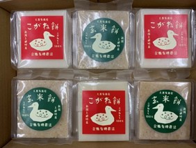 新潟県産合鴨有機農法こがねもち100％使用　こがねもち・玄米餅